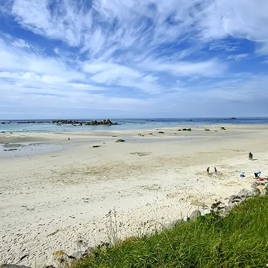 Plage de Kerfissien à Cléder