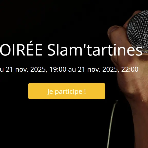 Soirée Slam'tartines