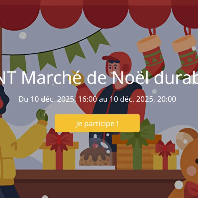 Marché de Noël durable et local