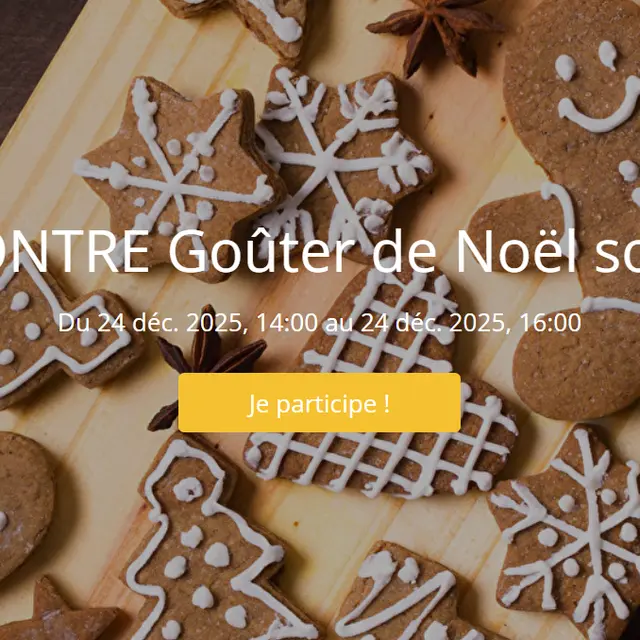 RENCONTRE Goûter de Noël solidaire