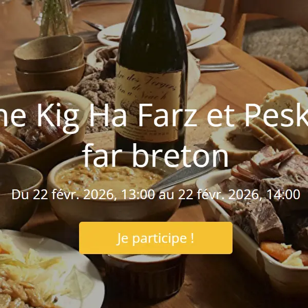 Repas cuisine Kig Ha Farz et Pesked Ha Farz