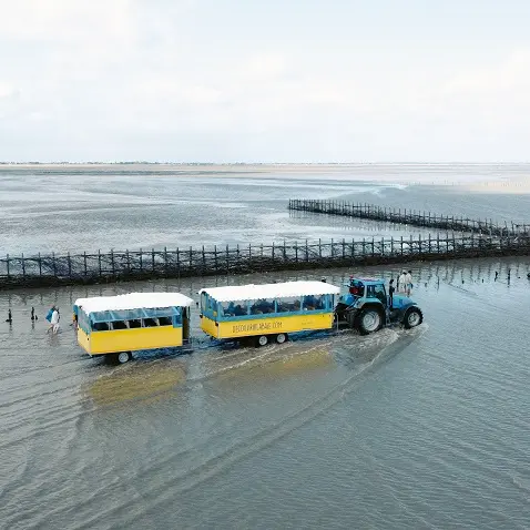 pêcherie traditionnelle baie du mont St Michel