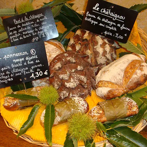 Pain à la farine de chataigne - Guilbauld Renac