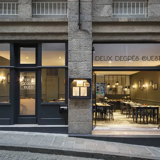 Deux Degrés Ouest - devanture - Saint Malo