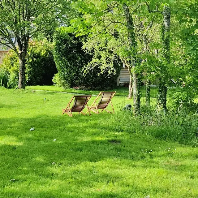 Domaine de Kérizel - Morbihan-maison d'hôtes-jardin et transats