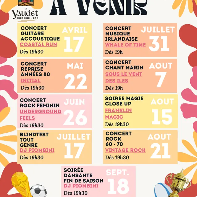 Evénement de l'été