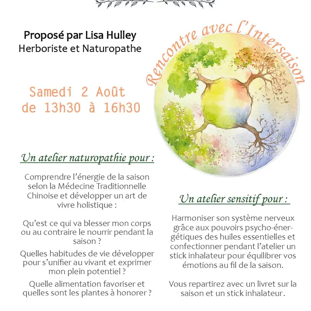 Atelier intersaison aout 2025
