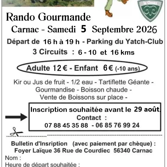 Rando Gourmande carnac
