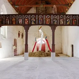 Jubé_chapelle_Saint-Adrien_SAint-Barthélemy_l'Art dans les chapelles©Bernard Pagès 2017 photo