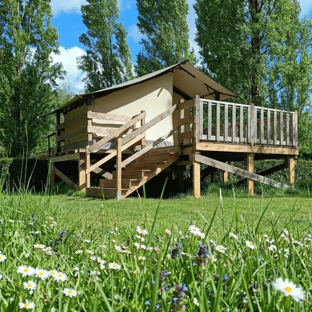 Lodge 2 place - Camping du pont d'Oust Peillac
