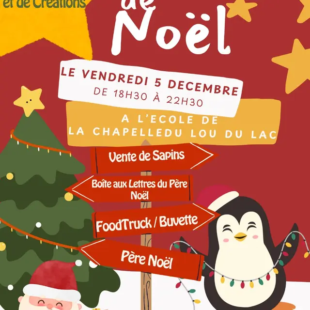 Marche de noel la chapelle du lou du lac