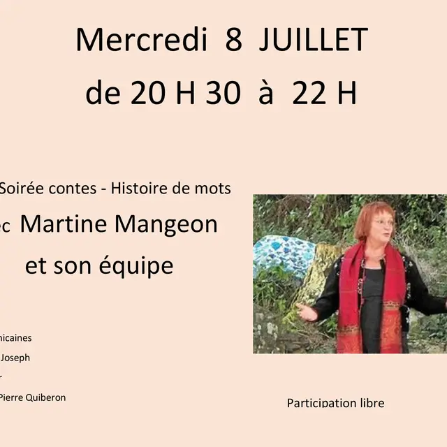 Mercredi 8 JUILLET Martine