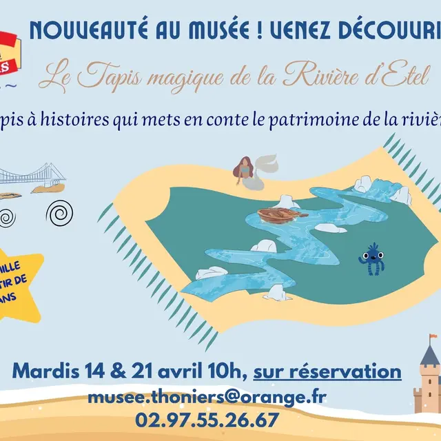 Nouveauté ! Venez découvrir le Tapis magique de la rivière d’Etel