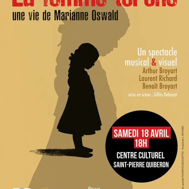 OSWALD Marianne-QUIBERON-affiche La femme torche