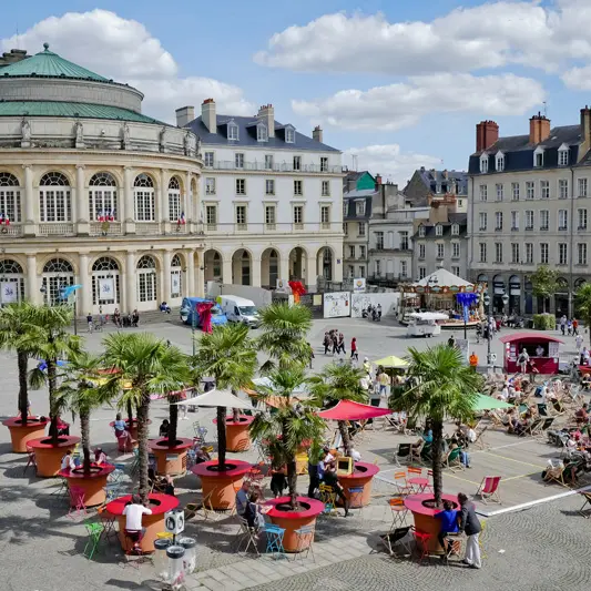 Transat en Ville place de la Mairie à Rennes