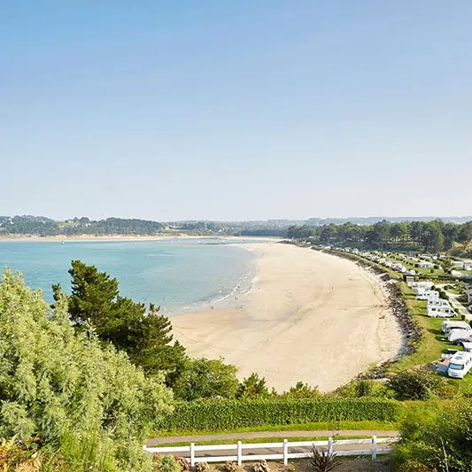Plage du Fond de la Baie à Locquirec