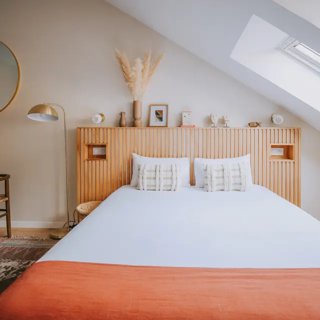 Vue literie Appartement 7 Solférino