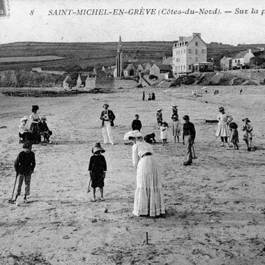 Saint-Michel-en-Grève la plage