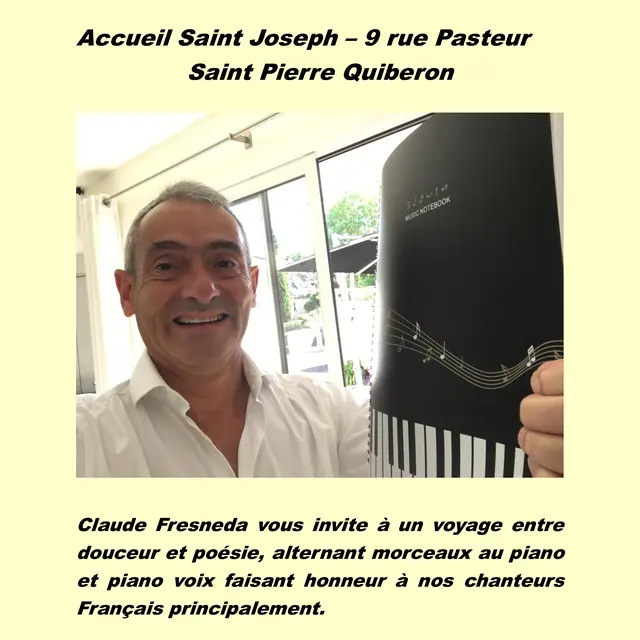 Soirée piano 23-07-2026 St Joseph Claude Fresneda