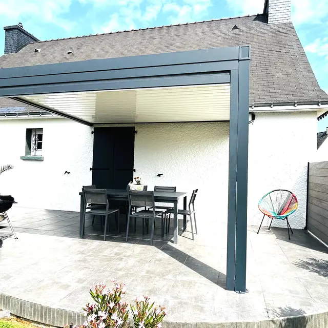 Terrasse avec pergola