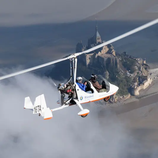 ULM Mont Saint-Michel - Didier Hulin - autogire octobre 2024