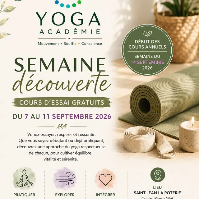 Semaine découverte sept.26
