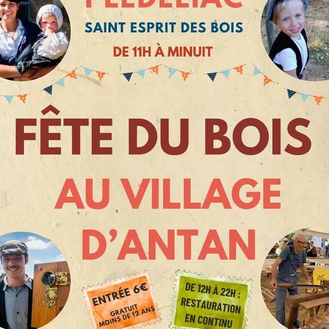 Fête du bois au village d'Antan