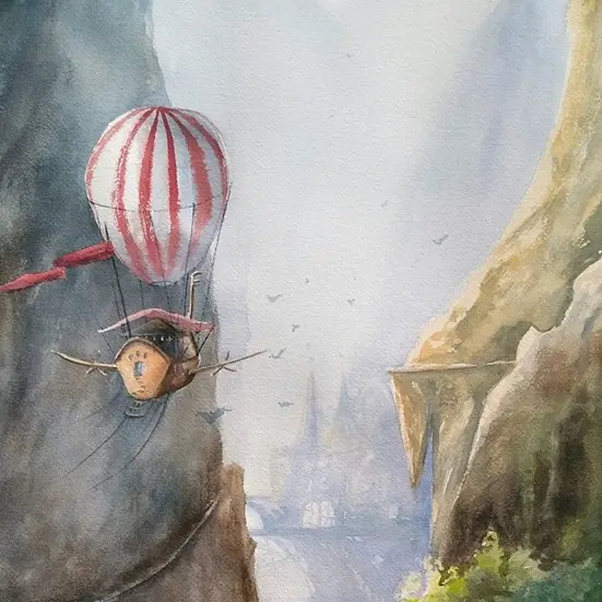 aquarelle -auteur- Anne Hamelin