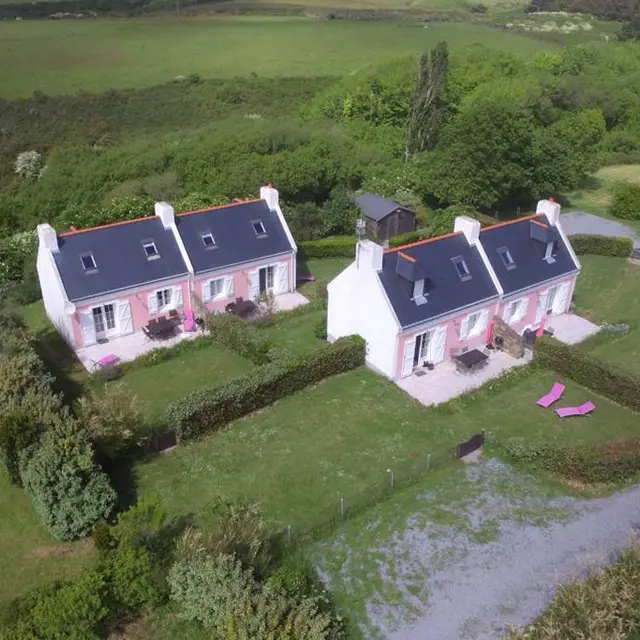 Clévacances - Meublé 056MS000345 - Maison SUET avec jardin et terrasse privés à 400m de la plage - Bangor - Morbihan Bretagne Sud