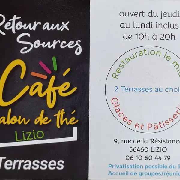 carte de visite Retour Aux Sources