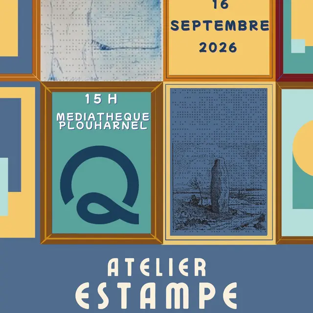Atelier Peinture Enfant Affiche Flyer Art Moderne Tableaux Coloré Cubisme - 1