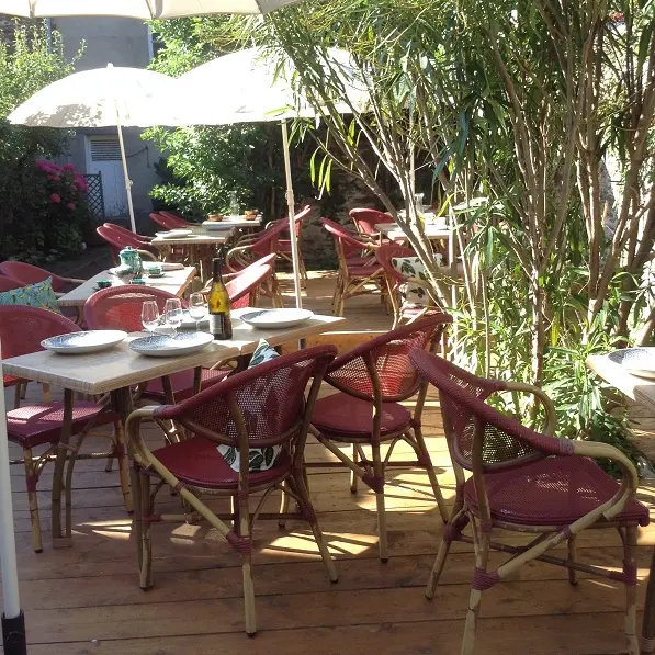 l'arrière cour jardin