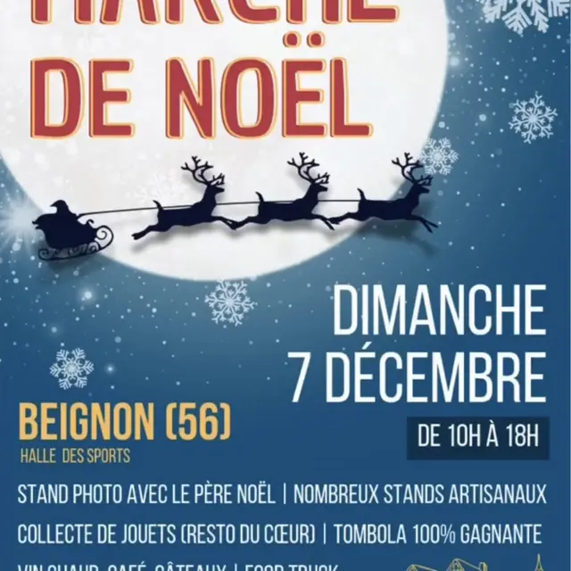marché de noel Beignon