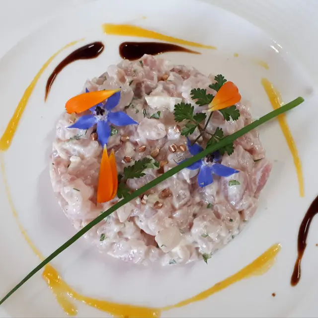 plat-poisson - La Table du Jardin des Simples  Mont-Dol