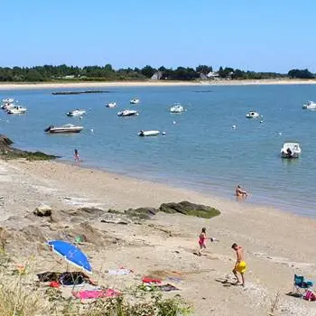 Plage de Tréhervé Ambon Morbihan