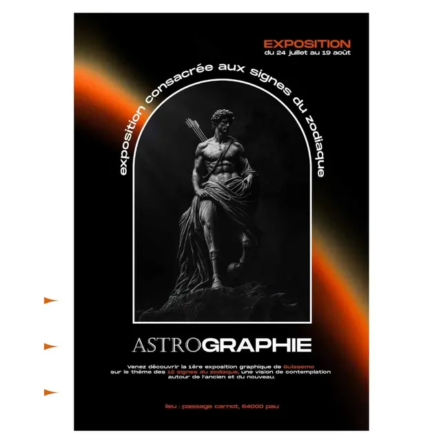 Exposition astrographie au passage carnot à Pau