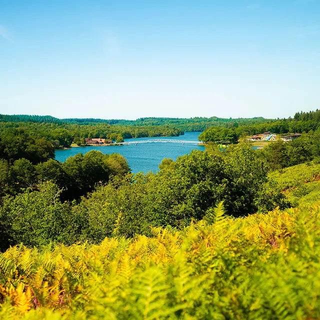 Vue sur le lac de Saint-Pardoux