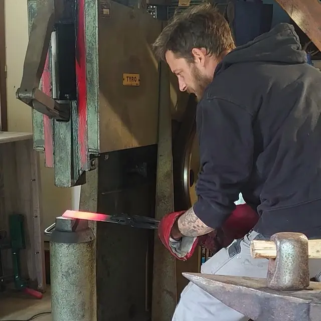 Forge d'un couteau