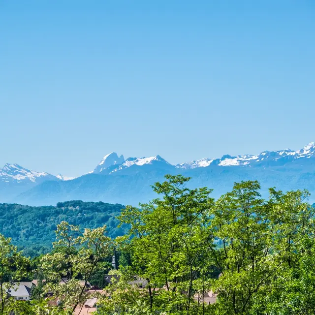 Poey de Lescar - malapet - Vue pyrénées 1