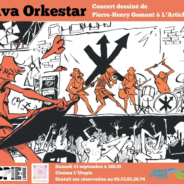 Affiche concert dessiné PHG - 1