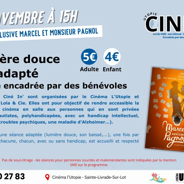 Impressions A3 - séance ciné in