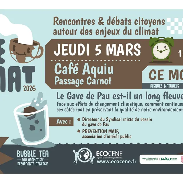 Café climat 2026- écocène - Gave de Pau
