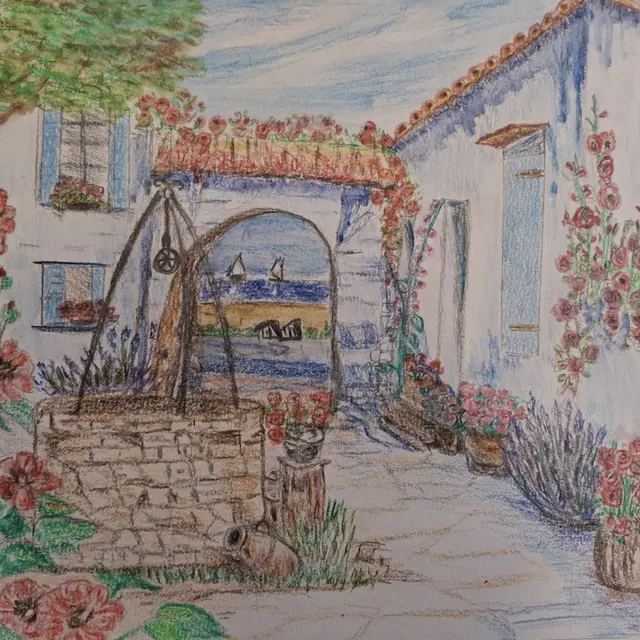 Aquarelle, crayon aquarellable