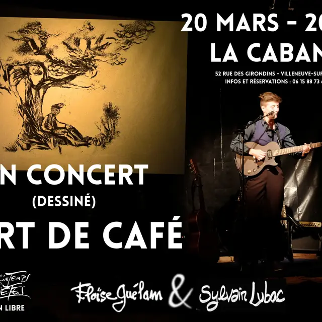 20 MARS - 20H30 À LA CABANE (Affiche A3 Paysage) - 1