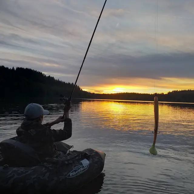 Initiation Float tube Vassivière 1