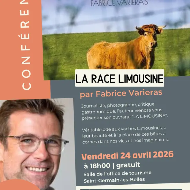 Orange bleu Moderne Conférence Affiche - 1