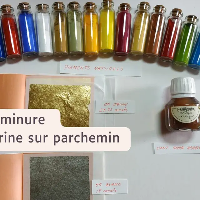 26-05-02 et 03 et autre du même nom Enluminure - lettrine sur parchemin OT Sans descriptif - 1