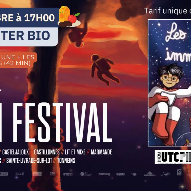 Cartons COMETT FILM FESTIVAL 2025 - ciné-goûté voyage dans l'espace