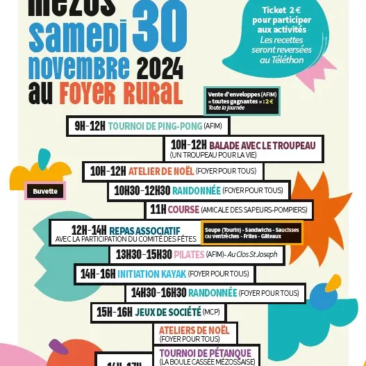 téléthon mézos