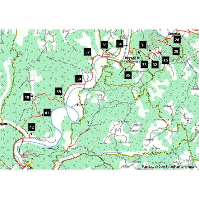 topo carte 4 sergeac les eyzies